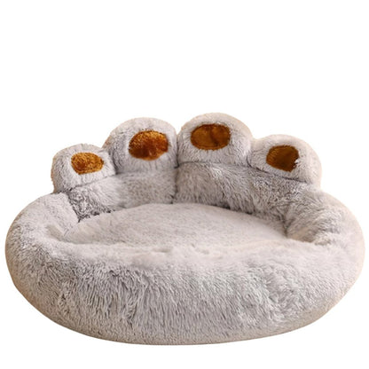 Fluffy Plush Dog Bed Paw BedGeneral ProductBravo Pets