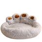 Fluffy Plush Dog Bed Paw BedGeneral ProductBravo Pets
