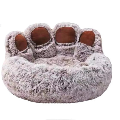 Fluffy Plush Dog Bed Paw BedGeneral ProductBravo Pets