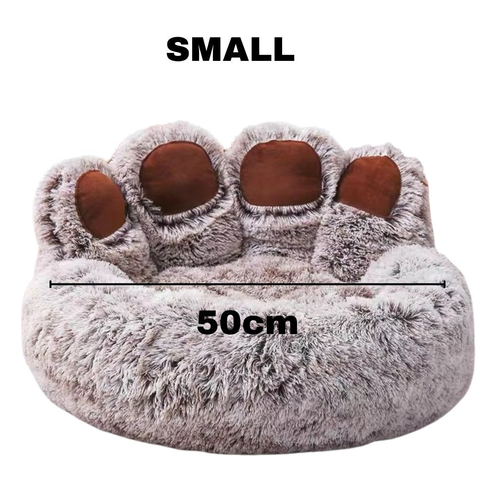 Fluffy Plush Dog Bed Paw BedGeneral ProductBravo Pets