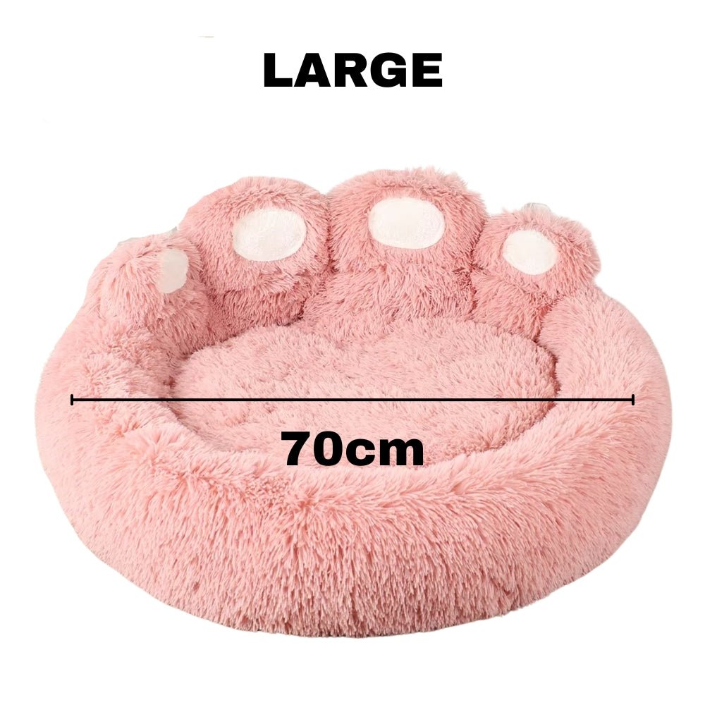 Fluffy Plush Dog Bed Paw BedGeneral ProductBravo Pets