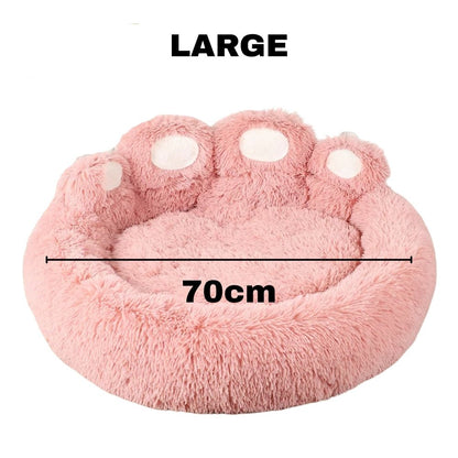 Fluffy Plush Dog Bed Paw BedGeneral ProductBravo Pets