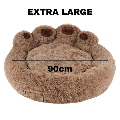 Fluffy Plush Dog Bed Paw BedGeneral ProductBravo Pets