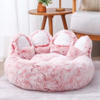 Fluffy Plush Dog Bed Paw BedGeneral ProductBravo Pets