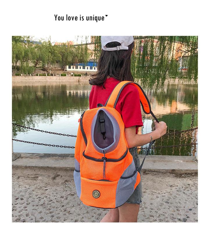 Breathable Pet Carrier Backpack – Comfortable & Portable Chest Bag for Small Dogs & CatsDog BackPackBravo Pets
