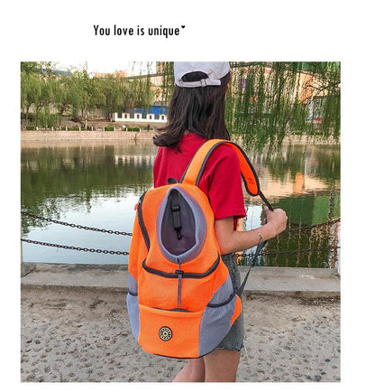 Breathable Pet Carrier Backpack – Comfortable & Portable Chest Bag for Small Dogs & CatsDog BackPackBravo Pets