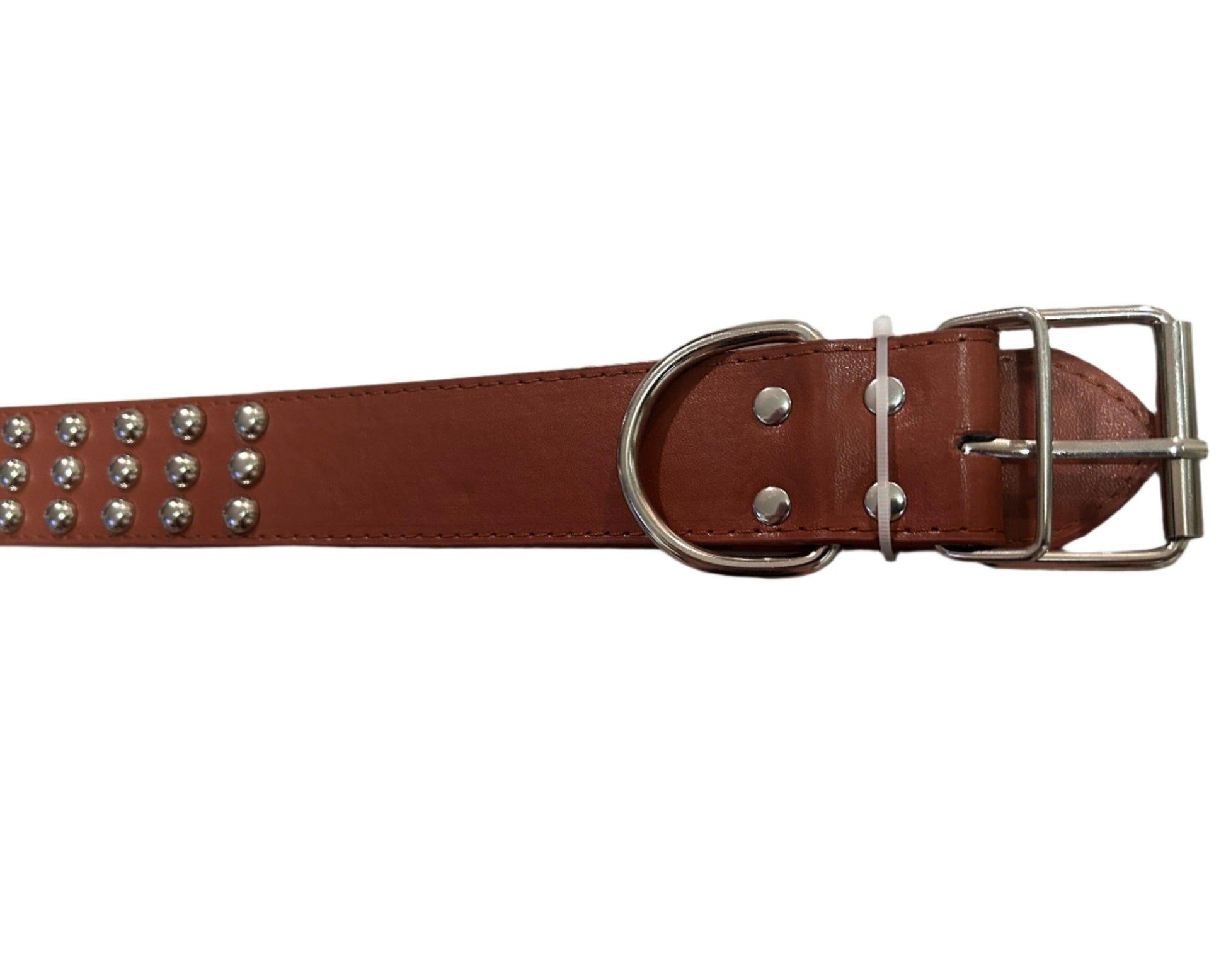 Faux Leather Studded CollarDog CollarBravo Pets
