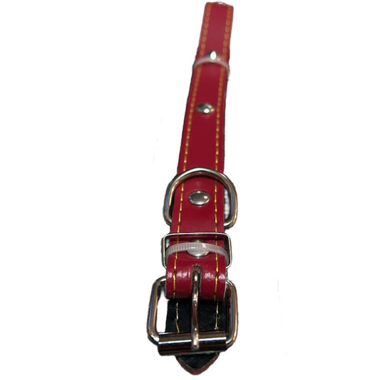 Premium Adjustable Leather Dog Collar – 46cm | Durable & Stylish for Active DogsDog CollarBravo Pets