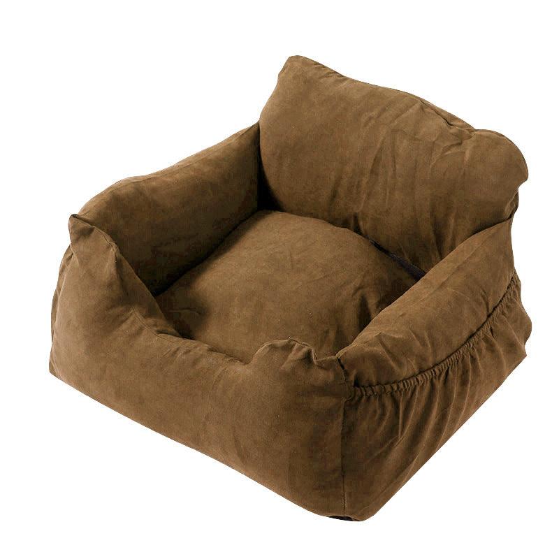 Luxury Pet Car Booster Seat – Safe, Comfortable & Waterproof Travel Bed for Small to Medium PetsPet Car CarrierBravo Pets