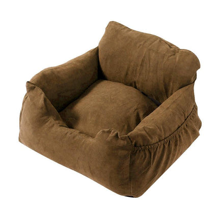Luxury Pet Car Booster Seat – Safe, Comfortable & Waterproof Travel Bed for Small to Medium PetsPet Car CarrierBravo Pets