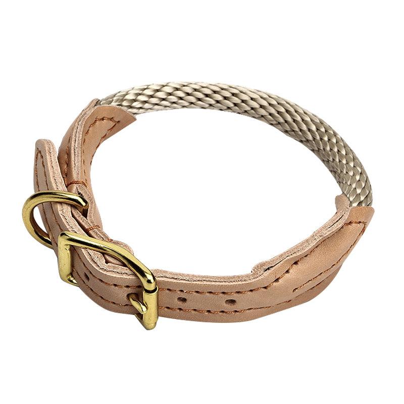 Premium Handmade Rolled Leather Dog Collar – Stylish & DurableDog CollarBravo Pets