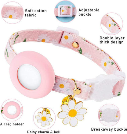 Breakaway AirTag Cat Collar – Stylish, Safe & TrackableCat CollarBravo Pets
