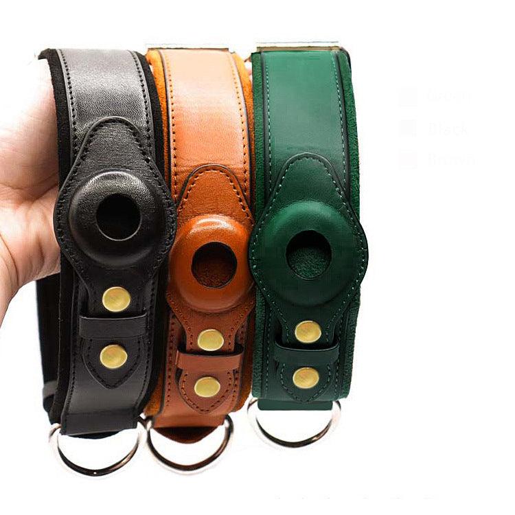 Premium Pet Collar with Apple AirTag Holder – Stylish & Secure TrackingDog CollarBravo Pets