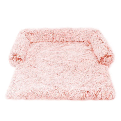 Calming Pet Bed – Fluffy Plush Dog Sofa Mat for Ultimate Comfort & Furniture ProtectionDog BedBravo Pets