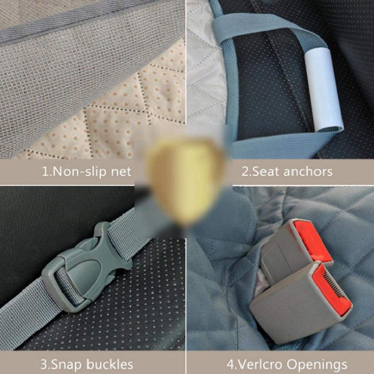 Dog Car Seat Cover – Waterproof Pet Travel Hammock & Back Seat Protector for Cars & SUVsPet Car Seat CoverBravo Pets