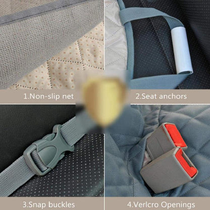 Dog Car Seat Cover – Waterproof Pet Travel Hammock & Back Seat Protector for Cars & SUVsPet Car Seat CoverBravo Pets