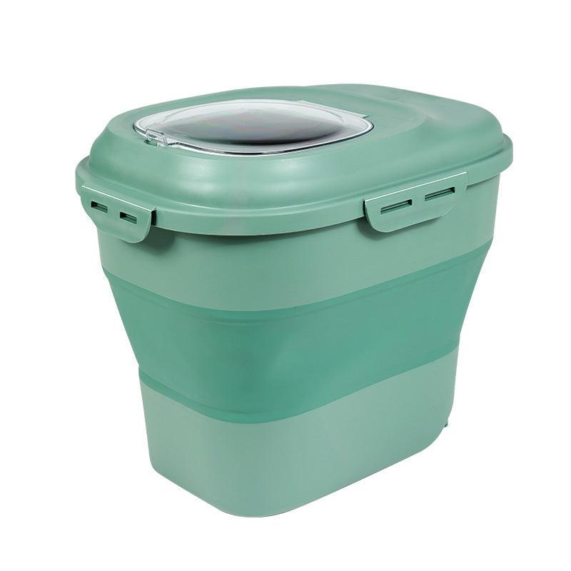 Foldable Airtight Pet Food Storage Container – Space - Saving & Freshness - Preserving SolutionFood ContainerBravo Pets