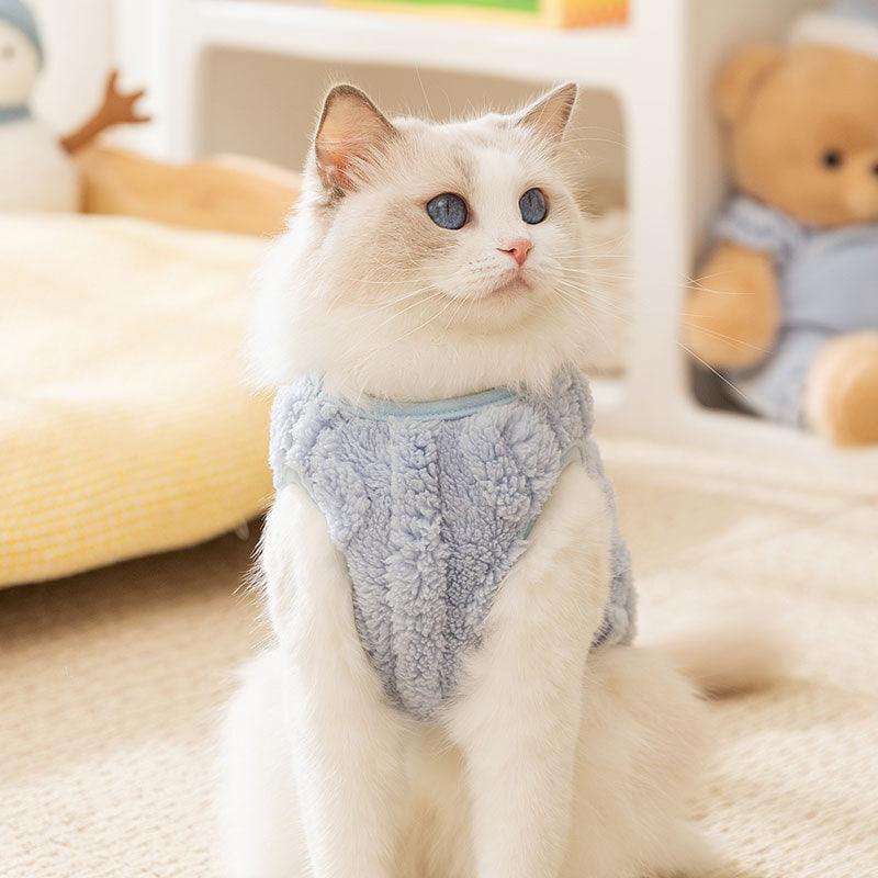 Soft Fleece Cat Jacket – Cosy & Stylish Winter Wear for CatsCat ApparelBravo Pets