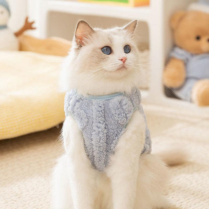 Soft Fleece Cat Jacket – Cosy & Stylish Winter Wear for CatsCat ApparelBravo Pets